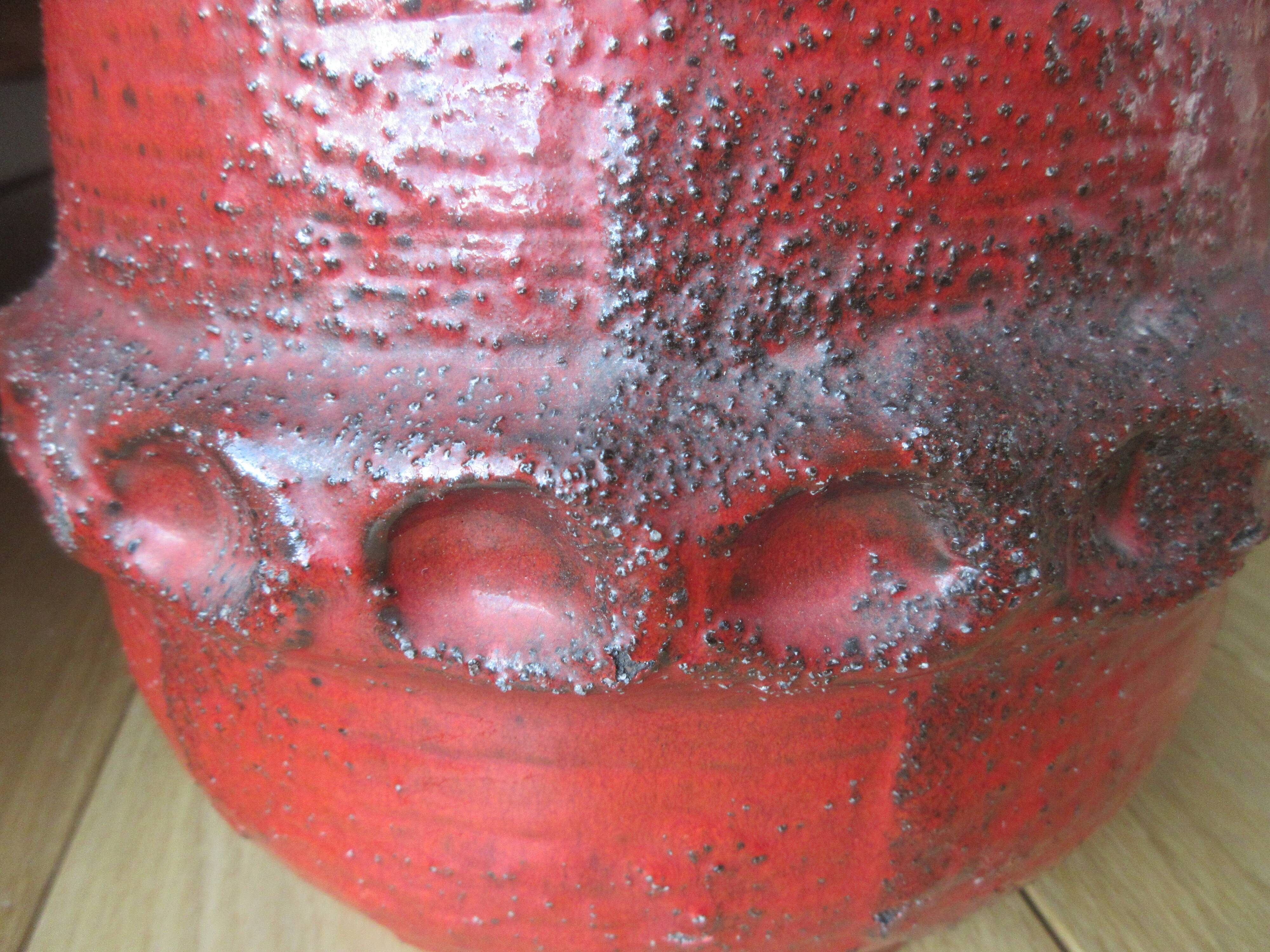 Red vase 50cm Carstens Tunnieshof