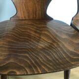 Pair of bistro chairs "rustic" model of baumann called "ant"