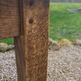 Farm table in sold oak