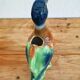 Vintage barbotine duck pitcher Saint Clément no. 7492
