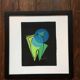 Small cubist painting. France, 1950s.