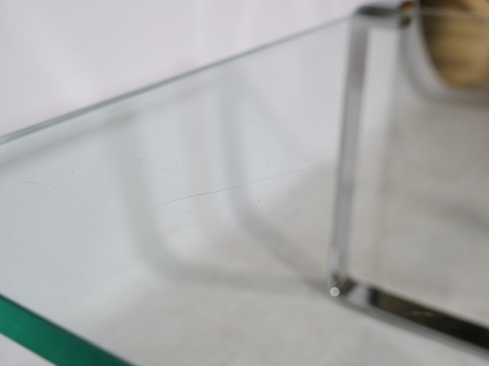 Glass and Chrome Coffee Table Model 1022 Classic by Draenert, 1990s