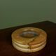 Cendrier vide-poche en pierre naturel onyx vintage
