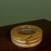 Cendrier vide-poche en pierre naturel onyx vintage