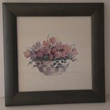 lithograph flowers by Rosalind Oesterle