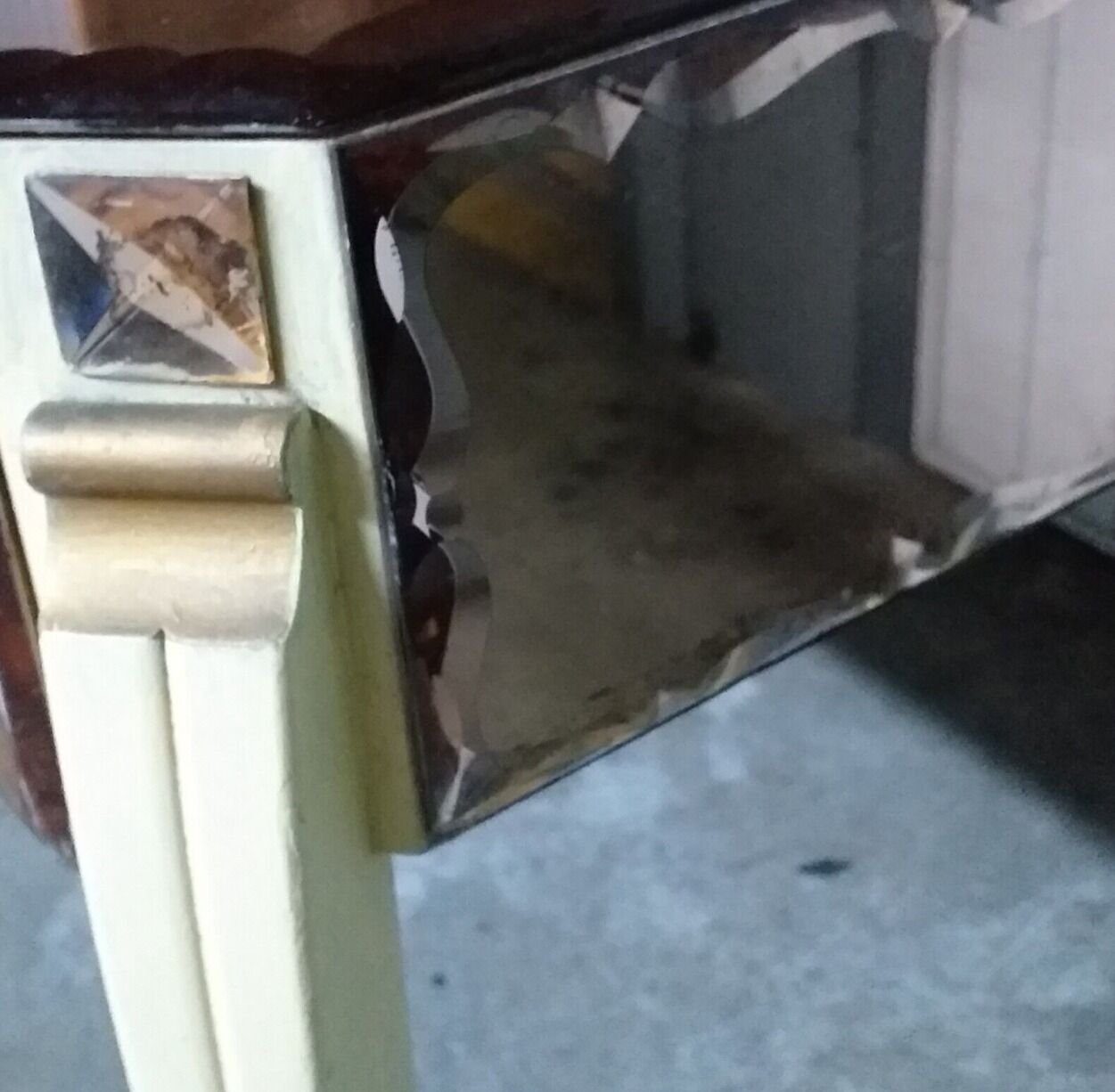 Dressing table desk mirror art deco 1940