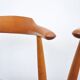 FH4104 Heart Chair by Hans J. Wegner for Fritz Hansen, 1950s