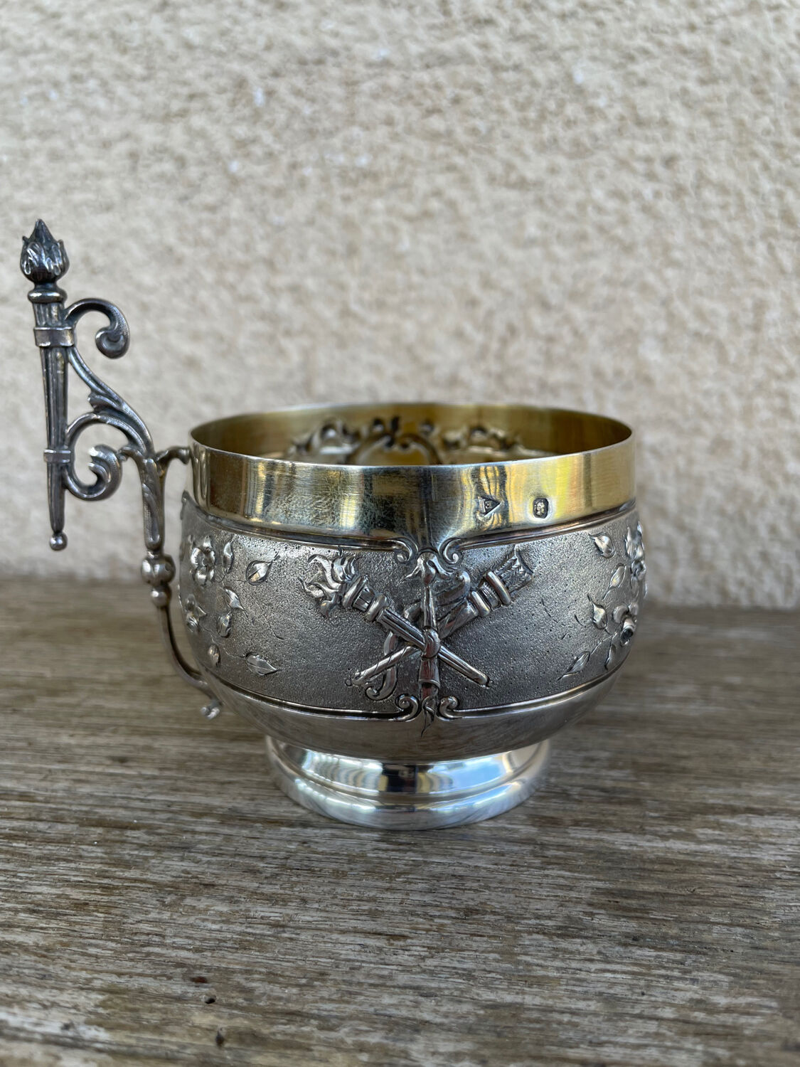 Silver plated urn trophy cup