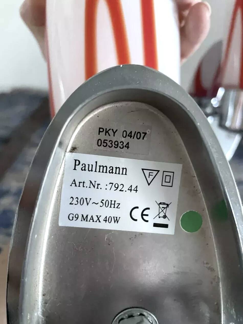 Vintage chrome wall lights