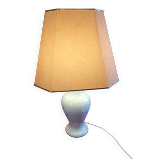 Art deco style ceramic base lamp