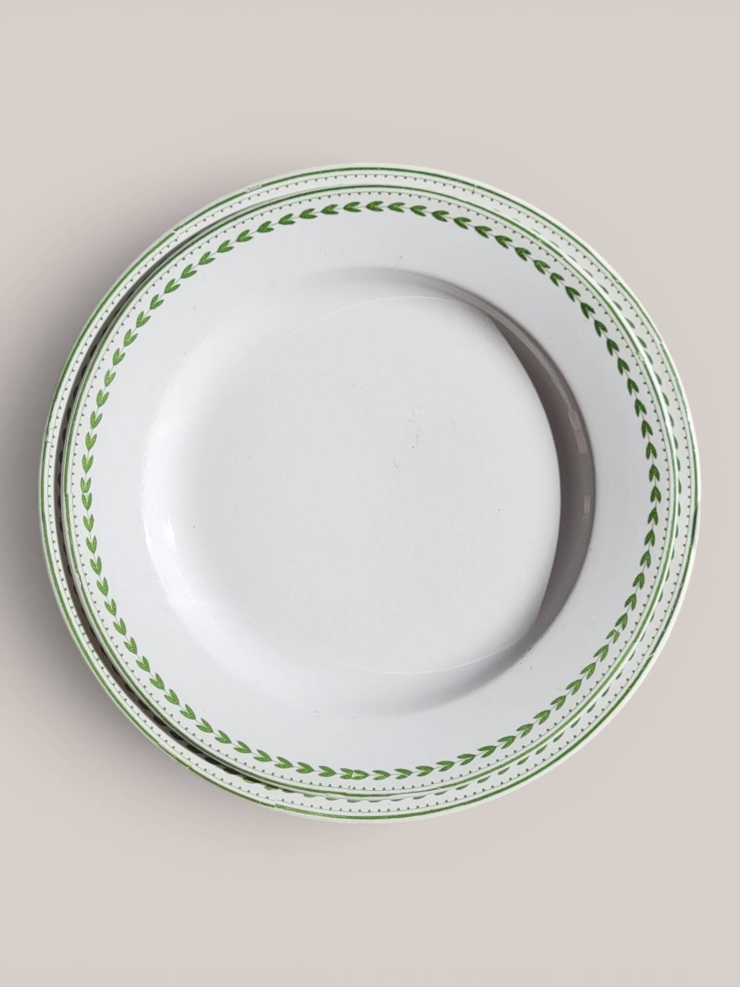 3 plats semi creux en faïence Boch Frères Kéramis