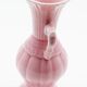 Small pink vase in vintage ceramic