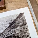 The barns of Moudang, Hautes-Pyrénées, photo printed in 1937.