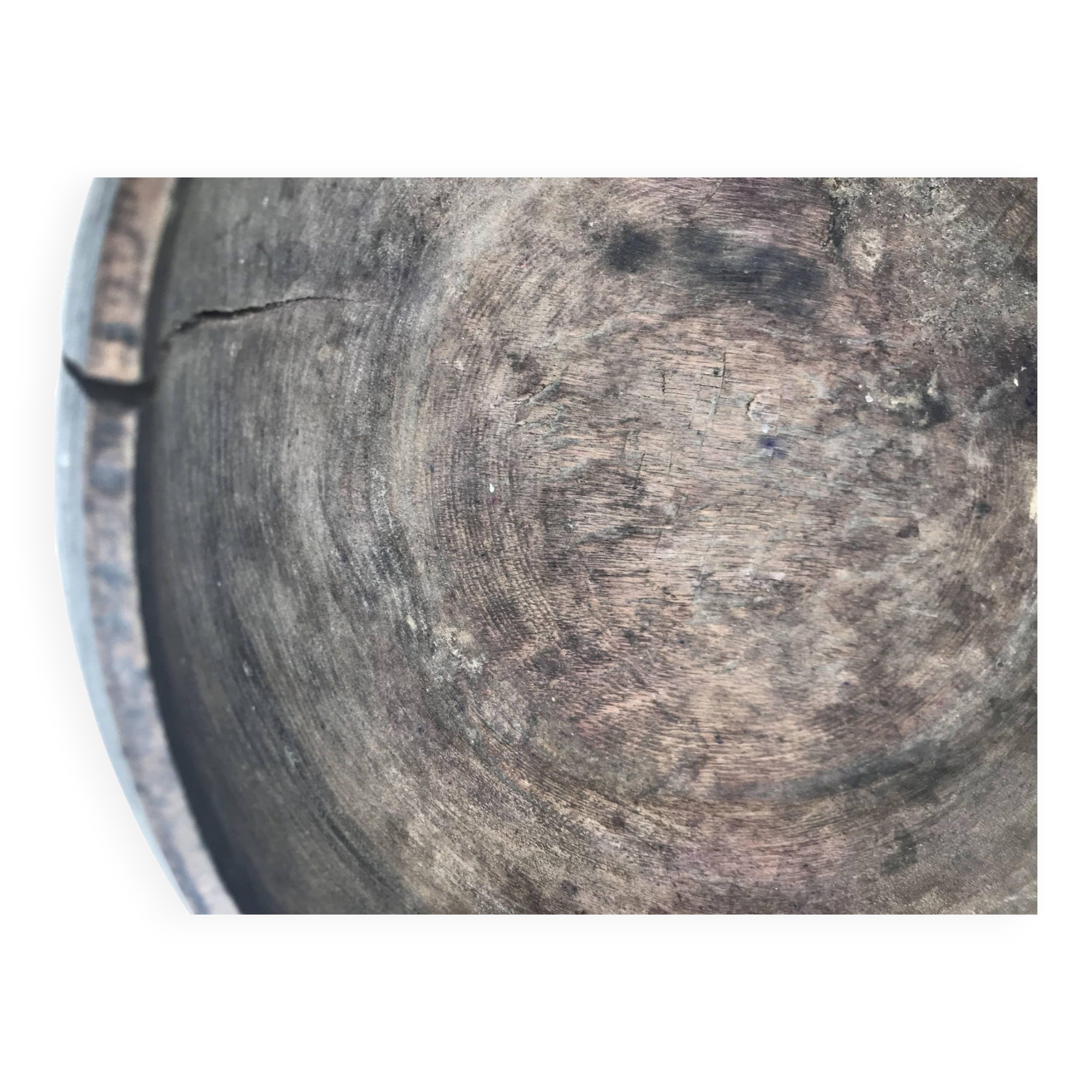 Antique wooden bowl