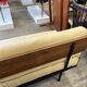 Daybed or Scandinavian bench in teak and steel from the 1970s.