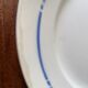 Set of 4 flat plates mismatched