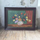 Toile huile fleurs 110x80 cm