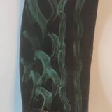 Large shallow dish (signed) in French studio stoneware from the 1960s-70s.