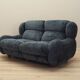 Navy blue velour sofa, Italian design, 1970s, production: Italy