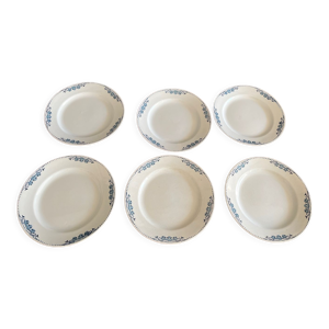 6 assiettes plates Villeroy et