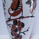 Vase Art déco Keller Guérin "Ceylan" décor oiseaux