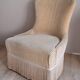 Velvet toad armchair