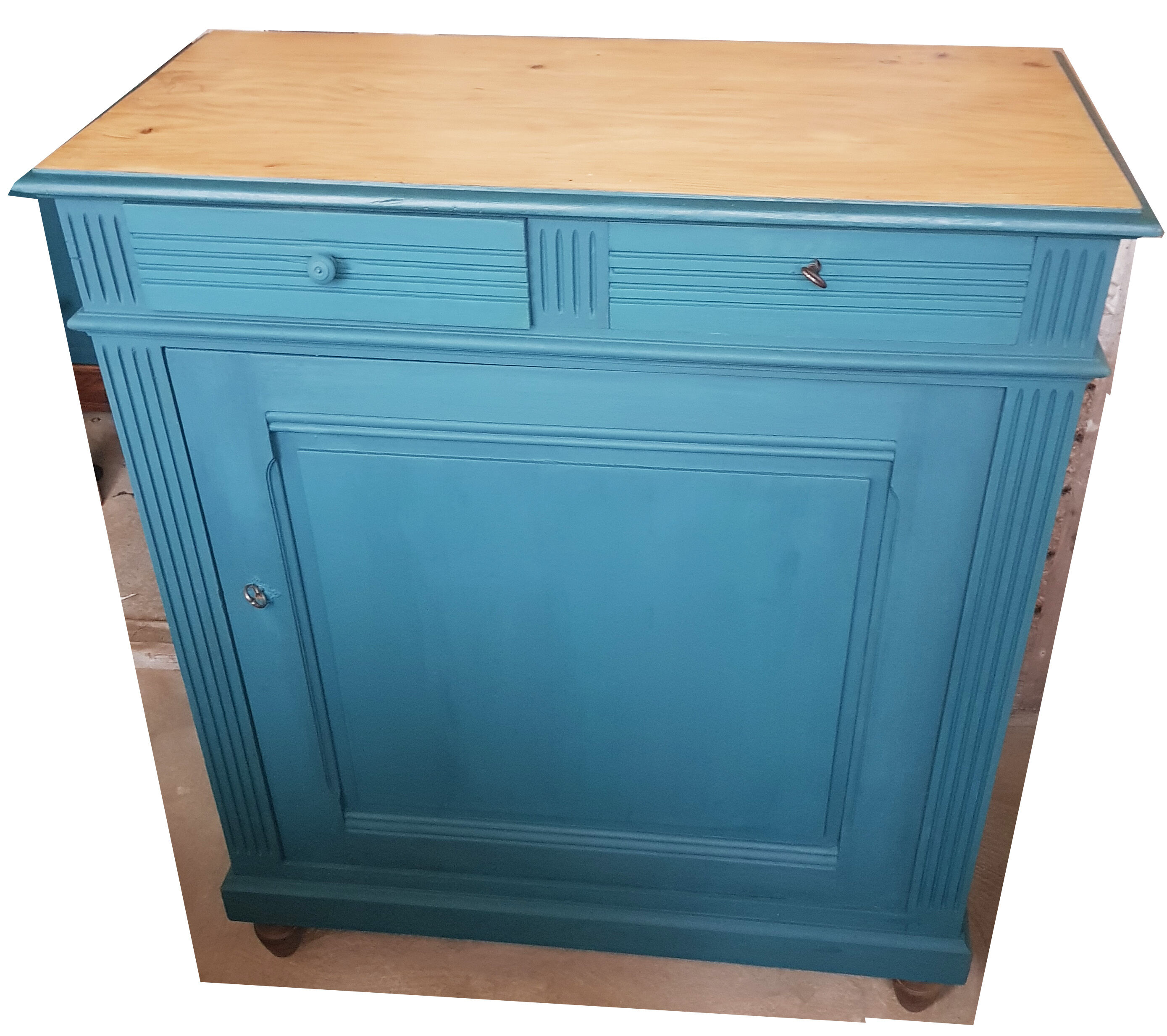 Parisian buffet - petroleum blue