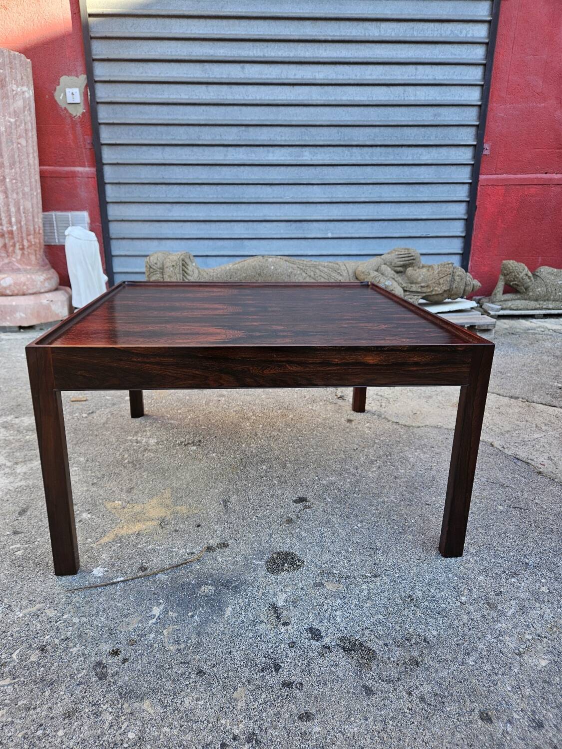 Scandinavian coffee table in rosewood