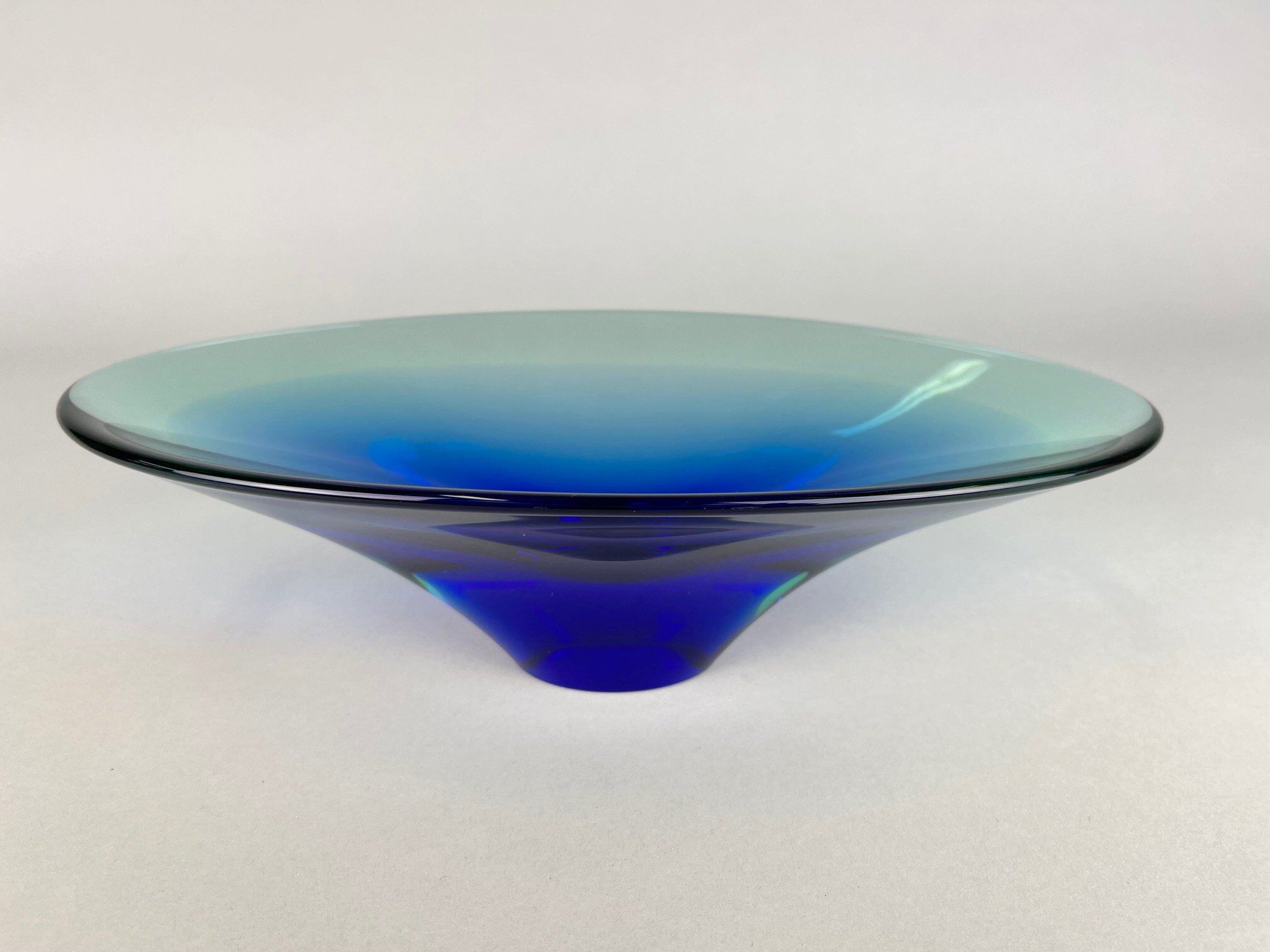 Art Glass Bowl by Miloslav Klinger, 1960's