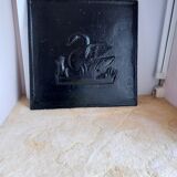 Plaque de cheminée en fonte 18ème siècle