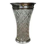 antique crystal vase