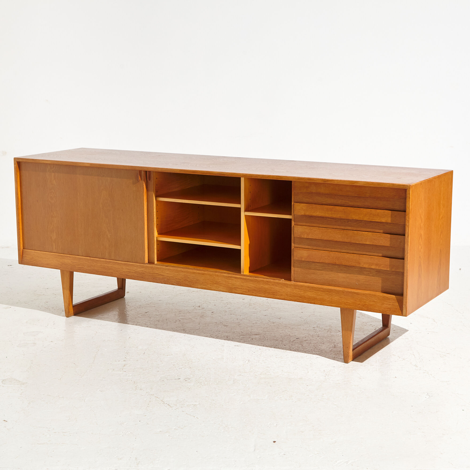 Oak sideboard by kurt østervig for kp møbler