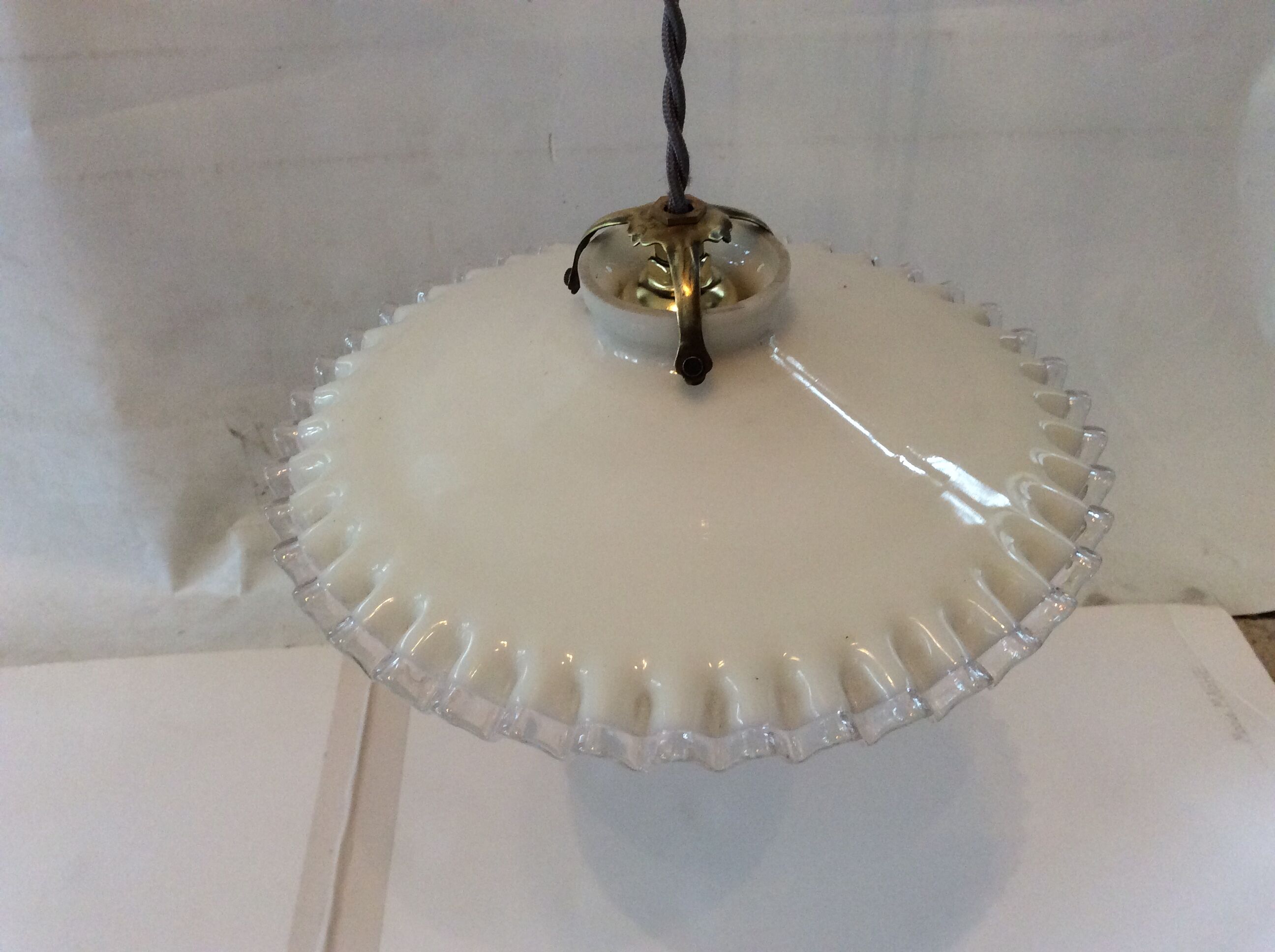 Vintage opaline hanging