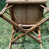 Wicker armchair from the 50s