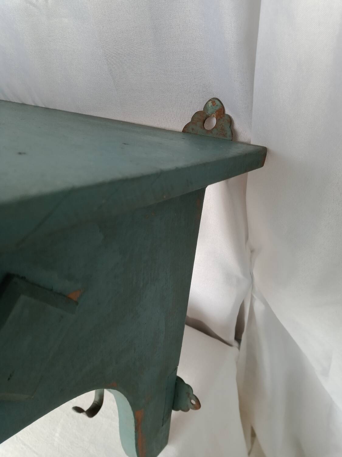 Old kitchen towel holder shelf