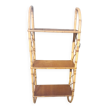 Rattan shelf