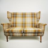 1950's wing back armchair and sofa