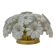 Murano glass flower italian ceiling lamp , 1970’s