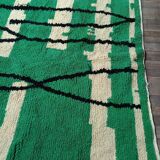 Boujaad rug, ecru with geometric patterns, 250cm x 150cm