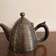 Vintage beehive shaped teapot silver-plated late art deco modernist