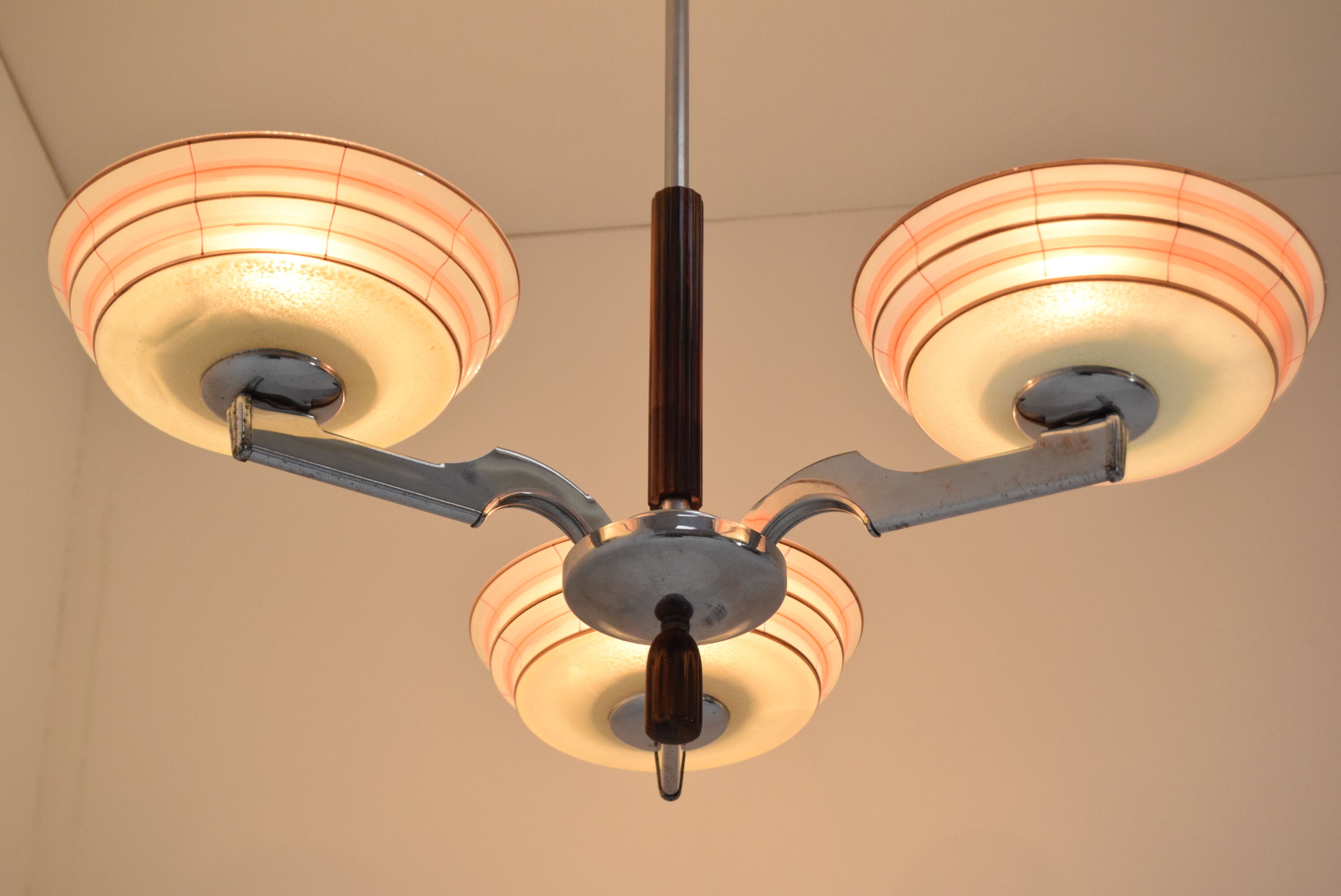 Mid-century Chandelier,Czechoslovakia,1950's.