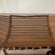 Duo of vintage wooden baskets