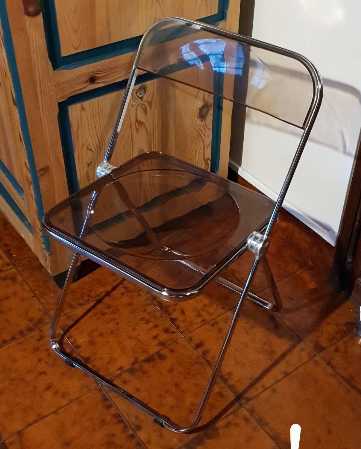 2 Folding chairs by Giancarlo Piretti for Castelli, Italy