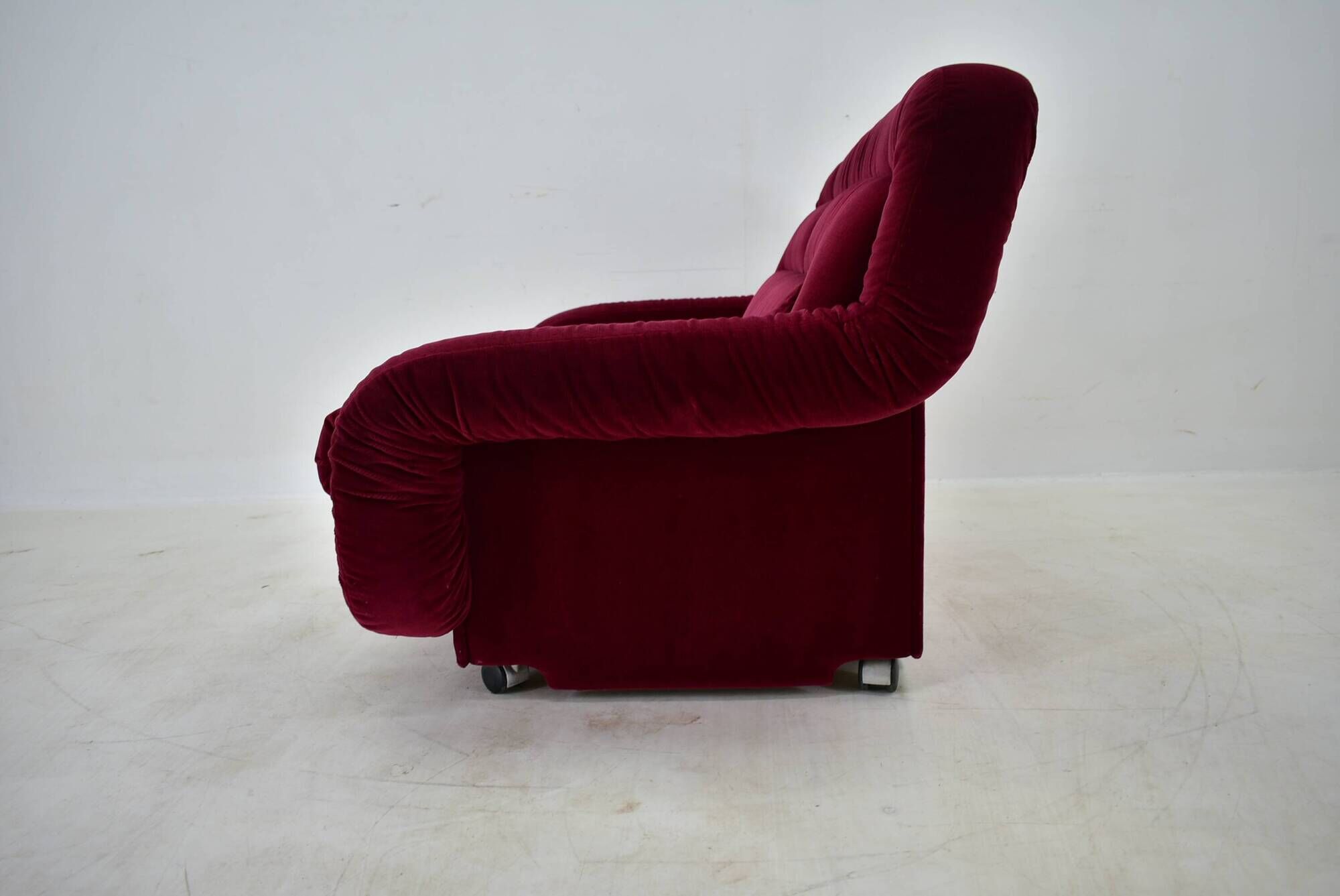 1970s Rare Mid Century Two-Seat Sofa, Italy