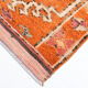 3x12 orange & beige long turkish vintage runner rug 387x87cm