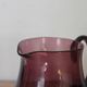 Vintage purple plum glass pitcher and glass – Retro set
