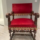 Louis XIII style armchair