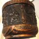 Ancienne jardinière cache pot bretby clanta n2410 h poterie personnages relief