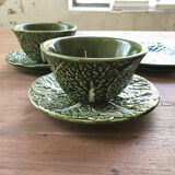 "Cabbage" Bowl and plate set