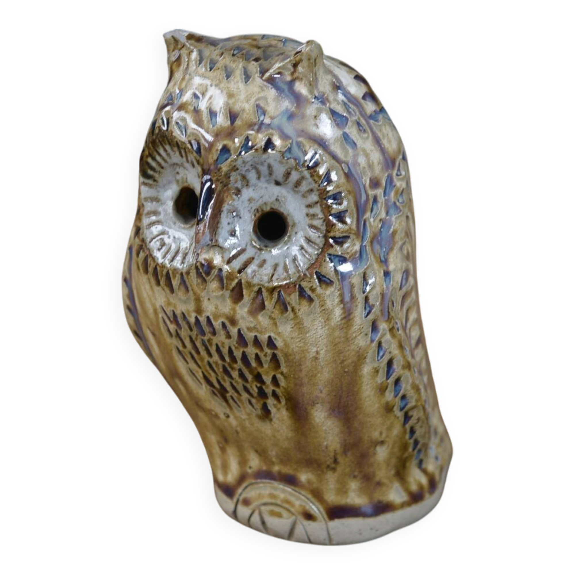 Glazed stoneware owl by Judy Taylor